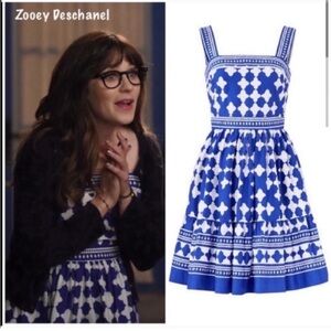 Kate Spade Blue Lantern Dress Size 4